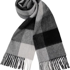 Plaid Cashmere Scarf
