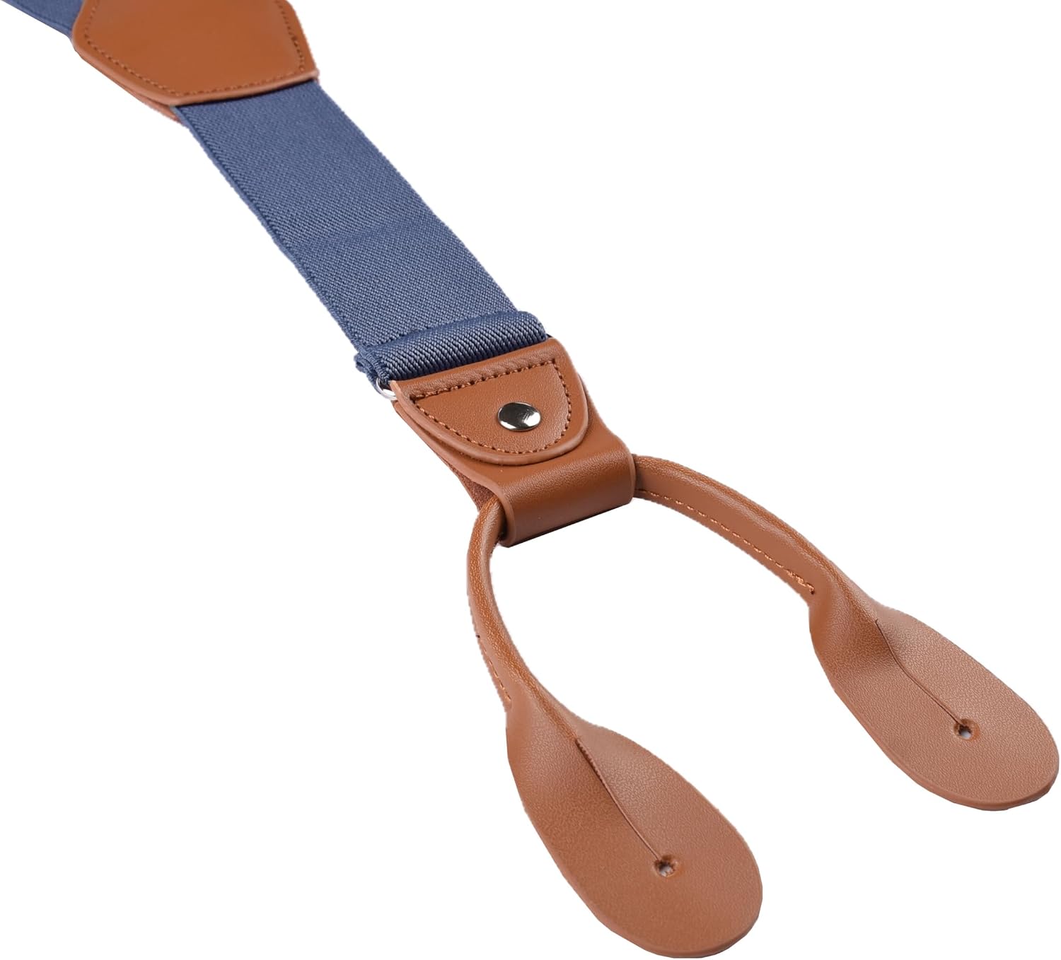 Y-Back Elastic Suspenders with Button Ends - Image 4
